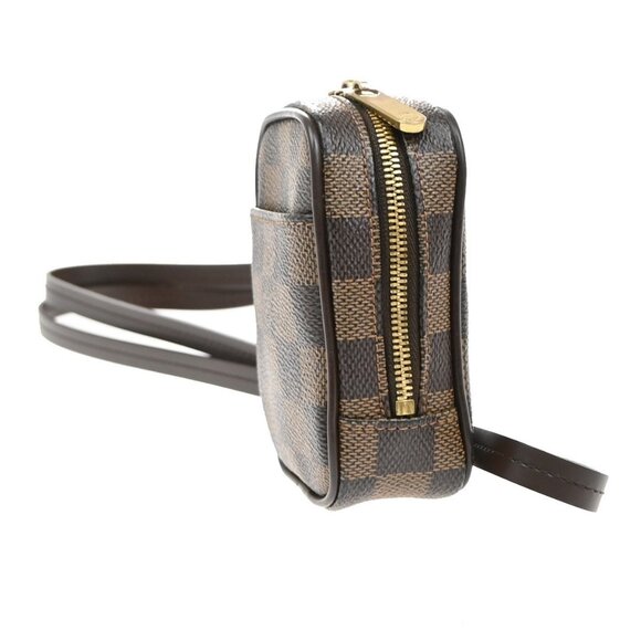 LOUIS VUITTON Etui Okapi PM Shoulder Pouch Bag Damier Ebene Brown - Picture 4 of 16